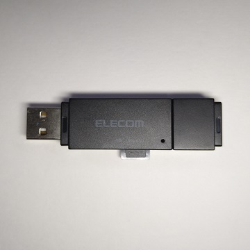 USBスティックタイプメモリリーダライタ外観